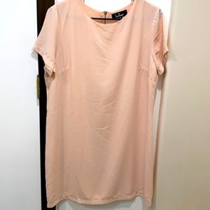 Lulus blush Shift dress